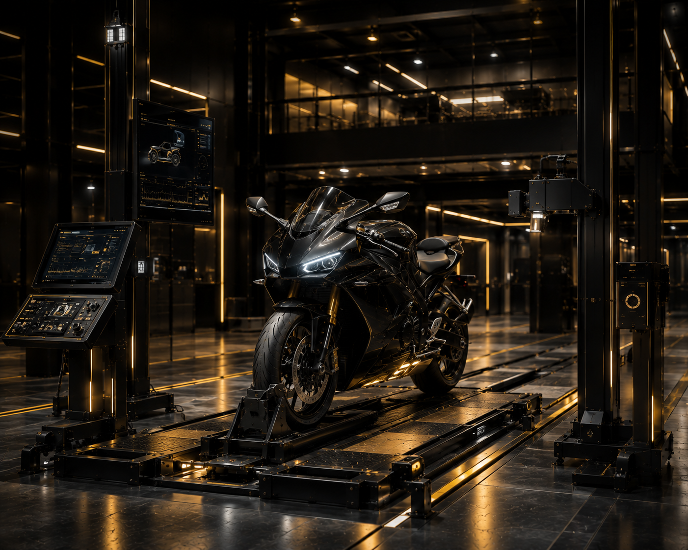 Motorcycle Inspection at Beriman Gold