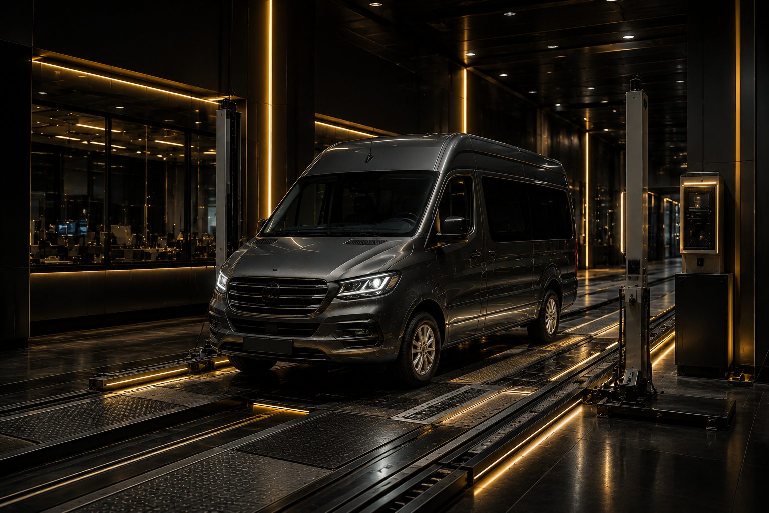 Van inspection at Beriman Gold